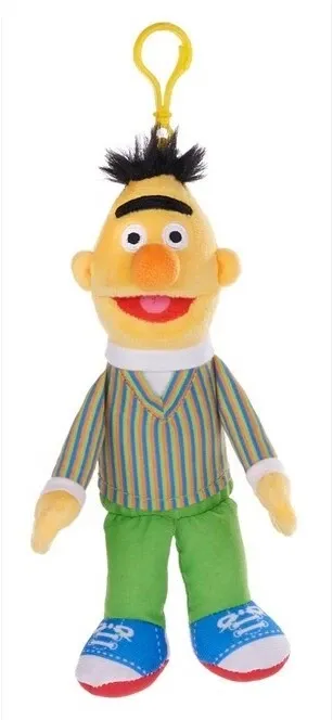 Sesam Strasse Pluesch Bagclip 10cm - Bert