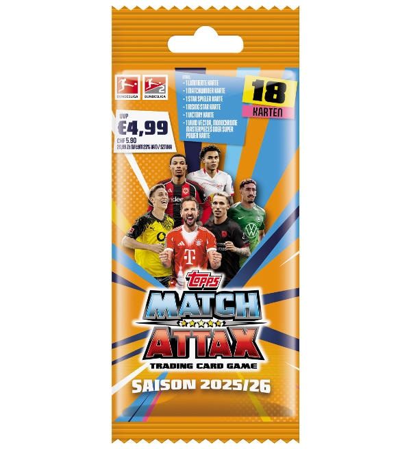 Booster Topps Match Attax Saison 2025/26