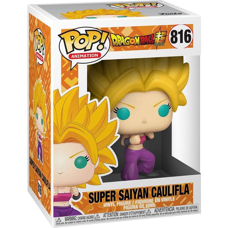 Funko Pop! Dragon Ball Super - Super Saiyan Caulifla 816 - Vinyl Figur