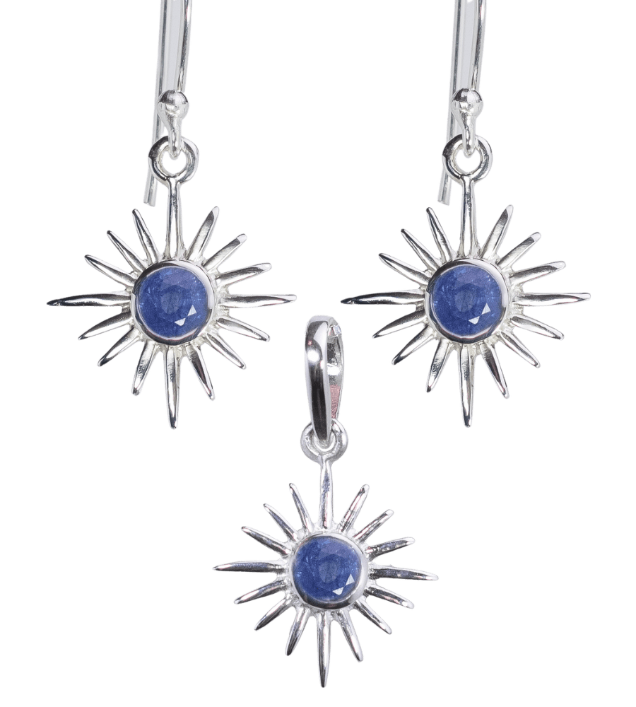 Birthstone Pendant Earring Gift Set