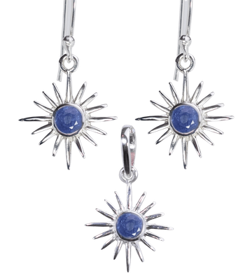 Birthstone Pendant Earring Gift Set
