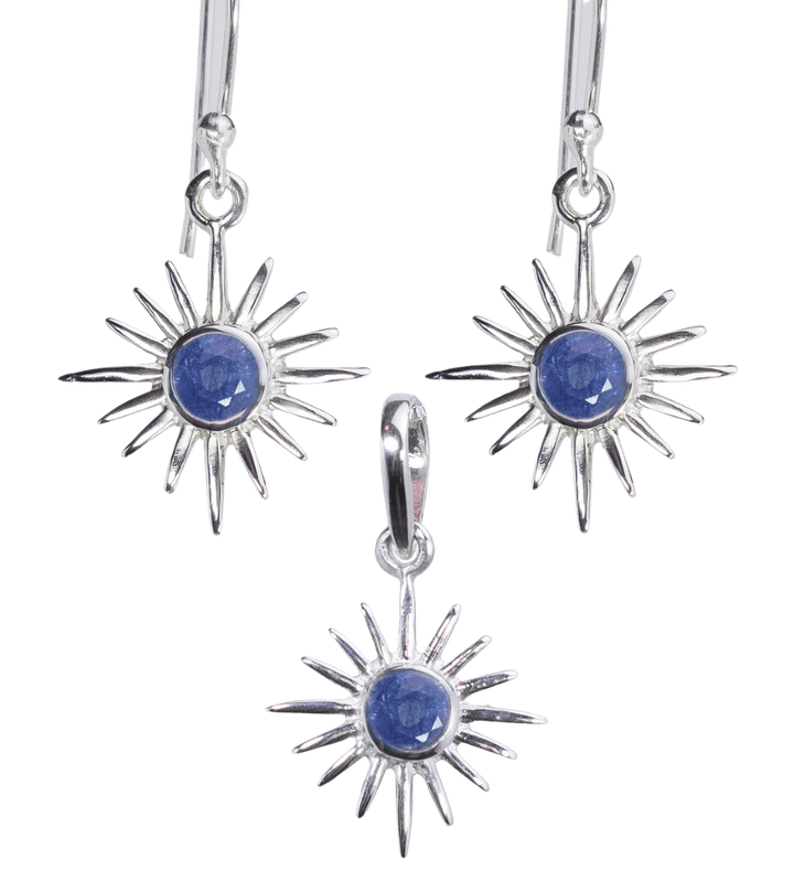 Birthstone Pendant Earring Gift Set