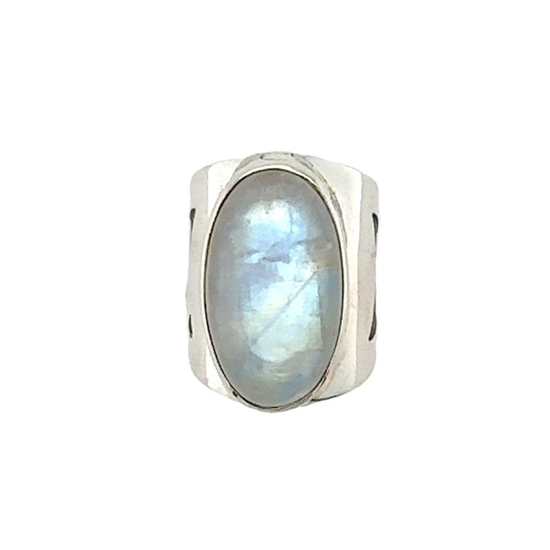 Moonstone Moonbeam Unisex Ring