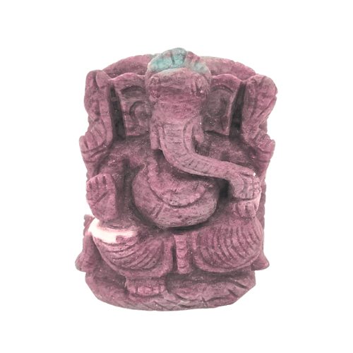Ruby Zoisite Ganesh Statue