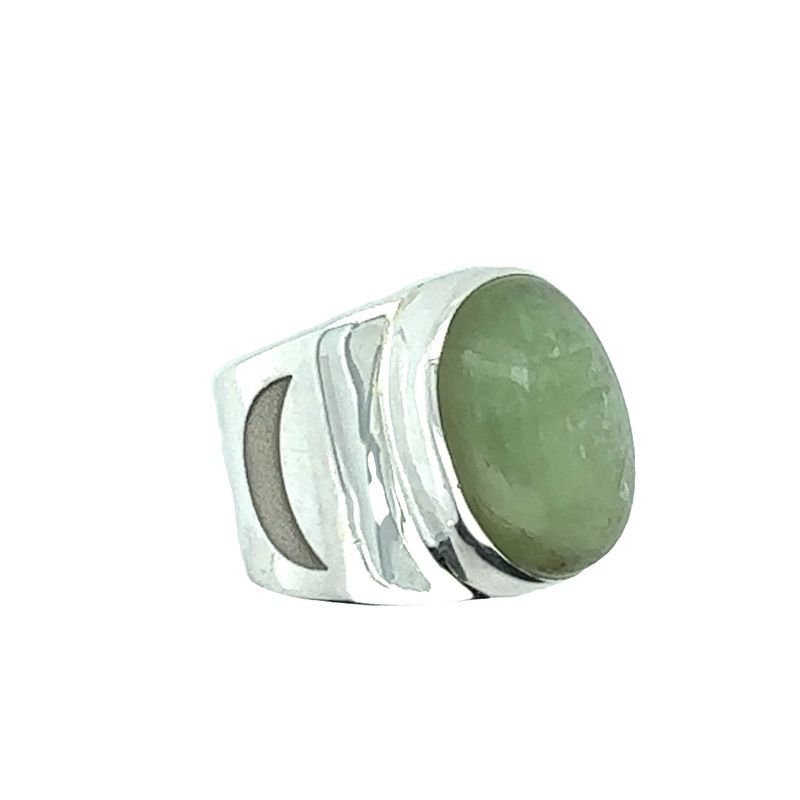 Green Kyanite Moonbeam Unisex Ring