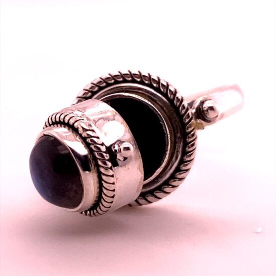 Moonstone Secret Locket Poison Ring