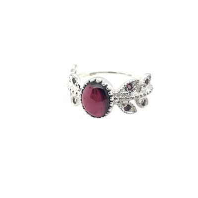 Garnet Rhodolite Springtime Ring
