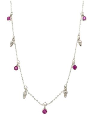 Precious Gems Mystic Moondrop Necklace