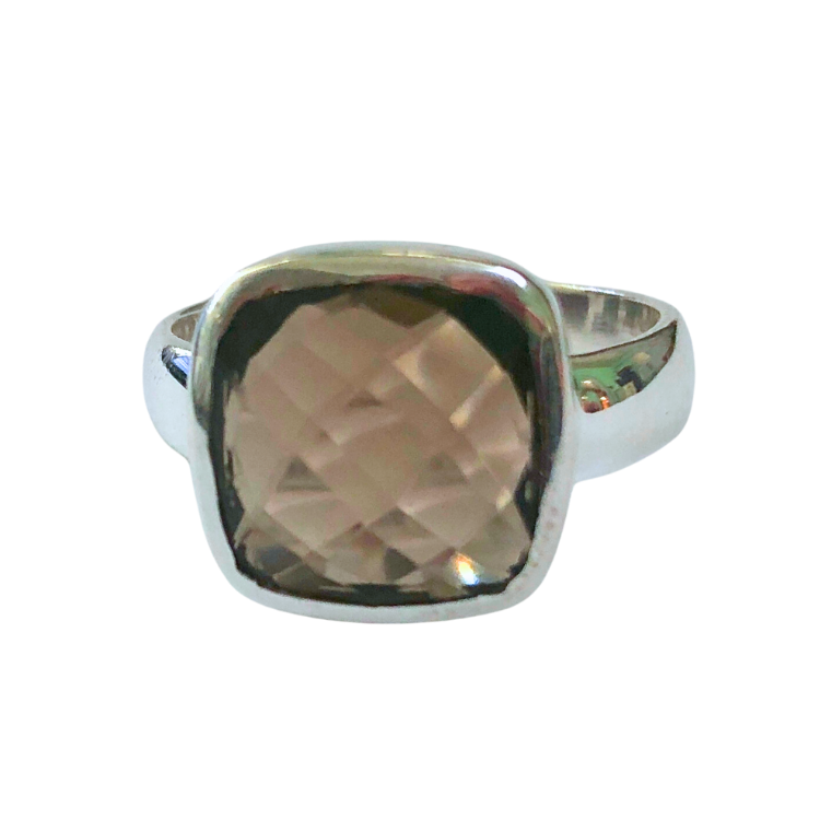 Smoky Quartz Fascination Ring