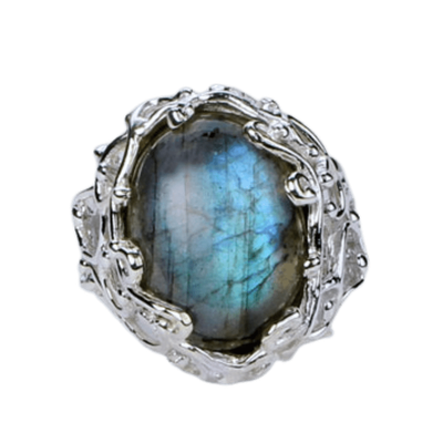 Labradorite Branching Out Ring