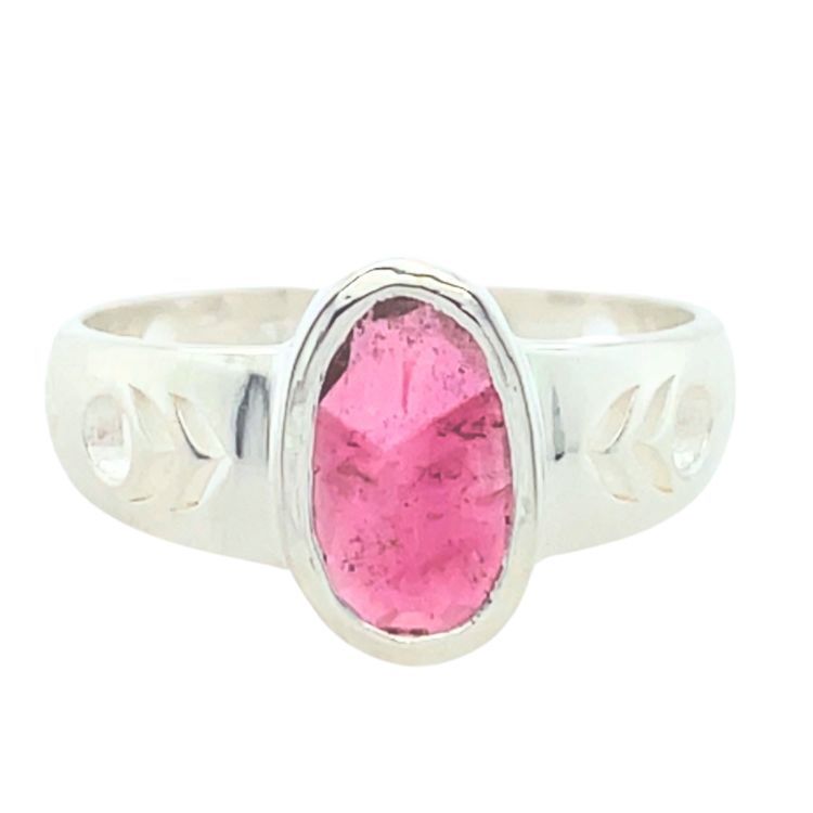 Pink Tourmaline Mata Hari Ring