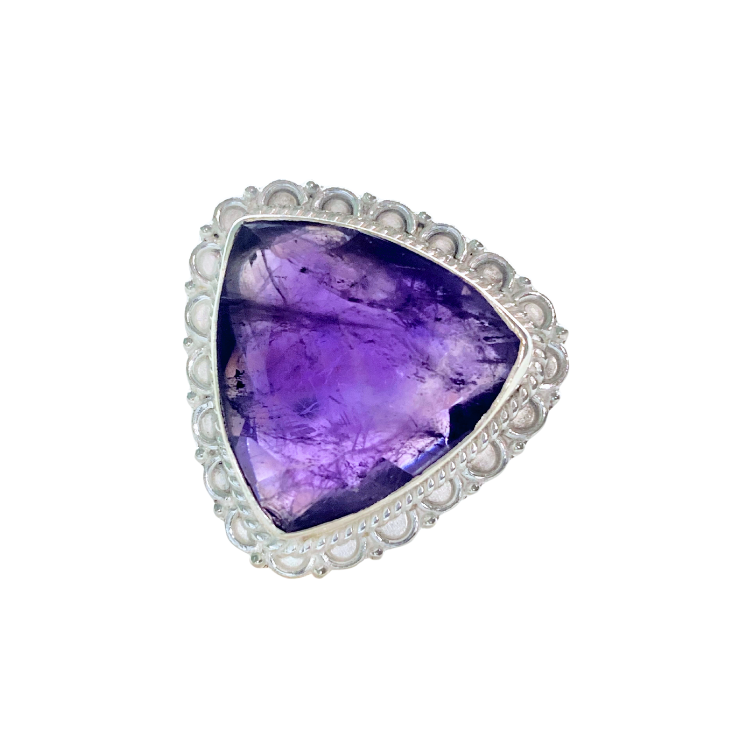Amethyst Aries Ring