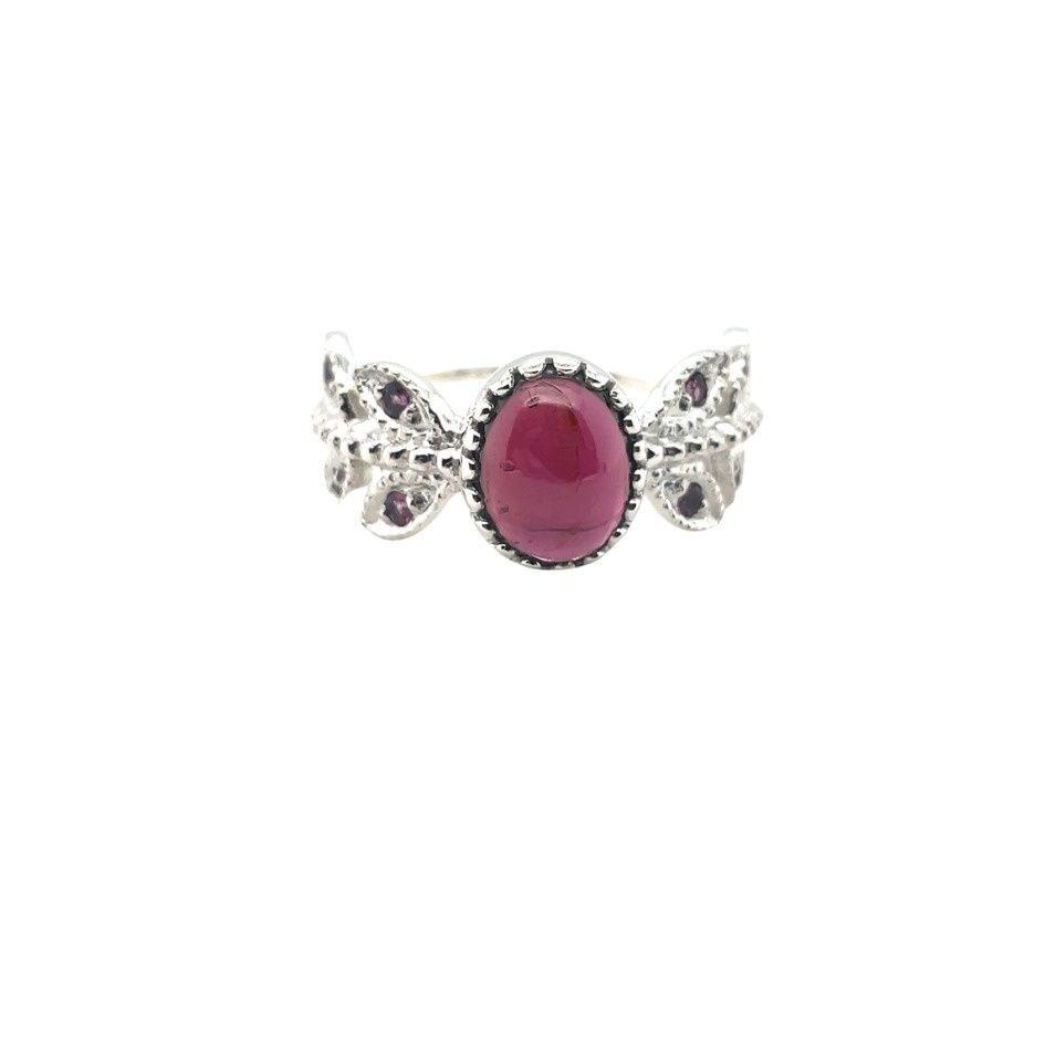 Garnet Rhodolite Springtime Ring