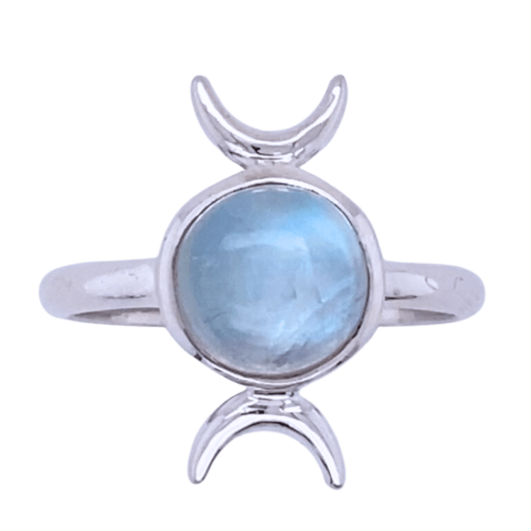 Moonstone Moon Goddess Magic Hour Ring