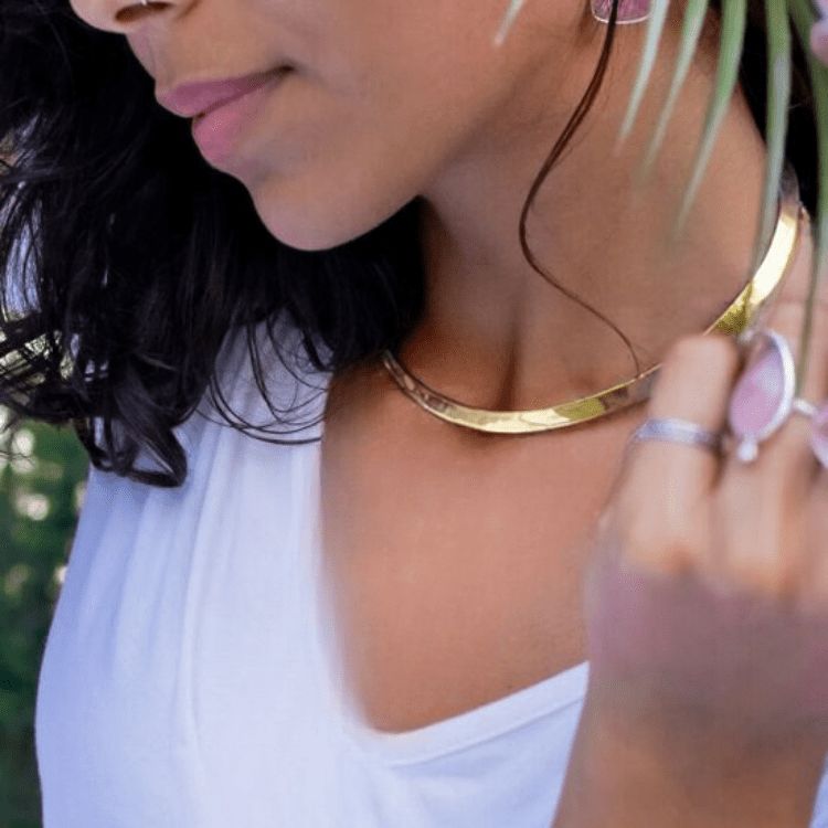 Brass Ultramodern Choker