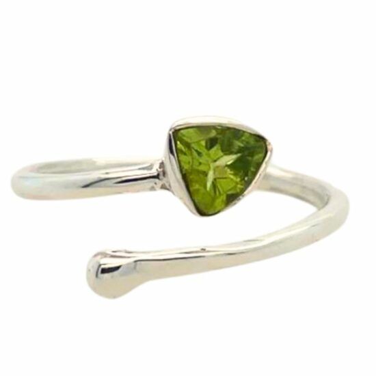 Peridot Adjustable Wrap Ring