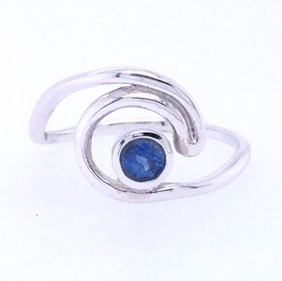 Kyanite Ocean Wave Ring6