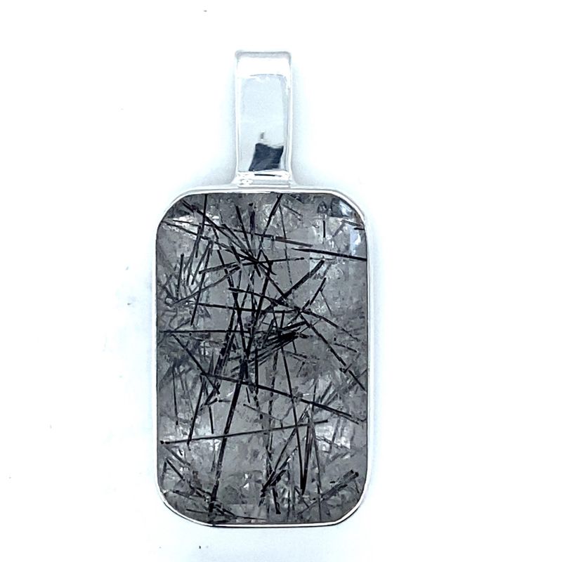 Tourmalinated Quartz Unisex Wonderland Pendant