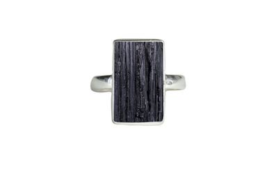 Black Tourmaline Strength Ring