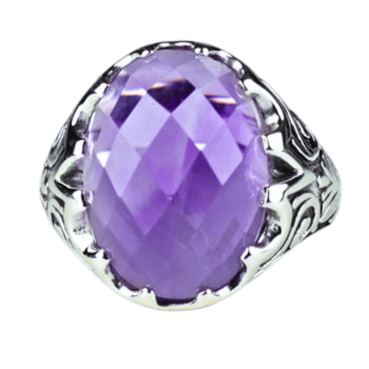 Amethyst Spectacular Unisex Ring