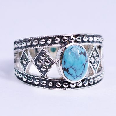 Turquoise Tribalism Unisex Ring