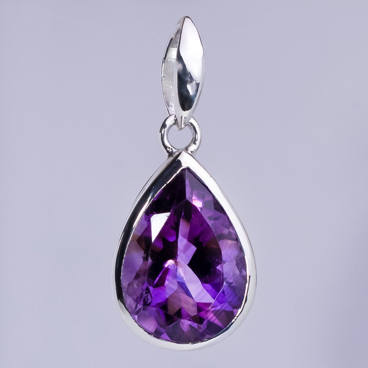 Amethyst Splashy Sparkle Pendant