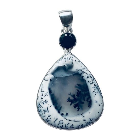 Merlinite Fancy Shape Pendant