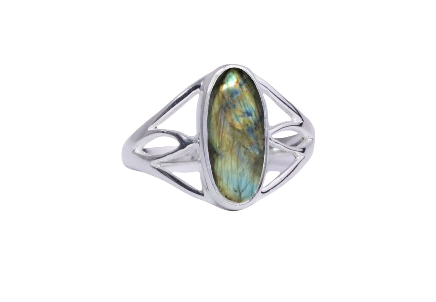 Labradorite Candy Ring