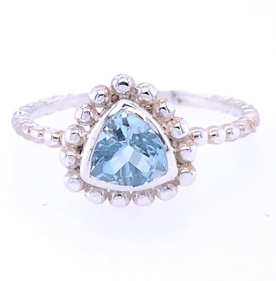 Blue Topaz Lovely Lady Ring