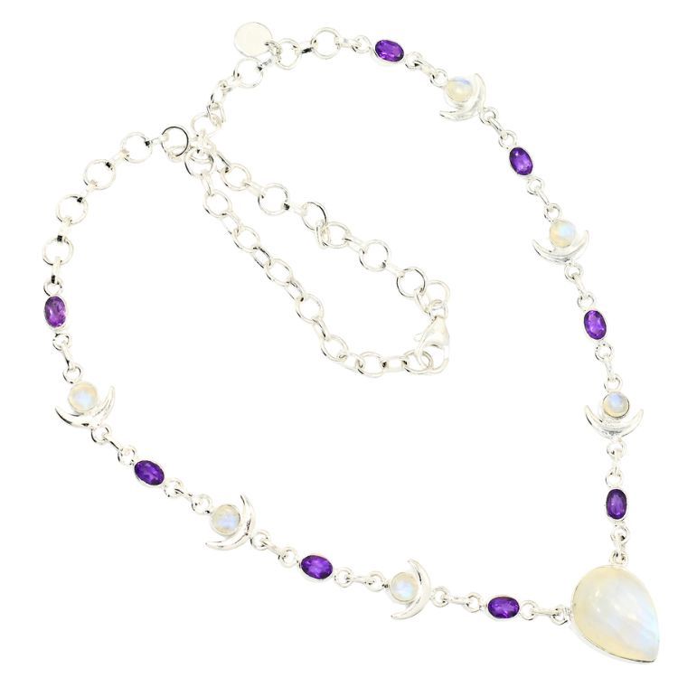 Amethyst Moonstone Aphrodite's Passion Necklace