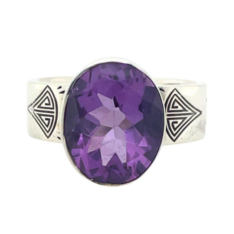 Amethyst Serenade Ring