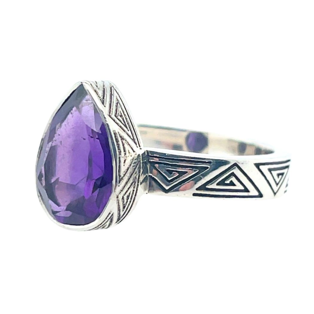 Amethyst Insights Ring