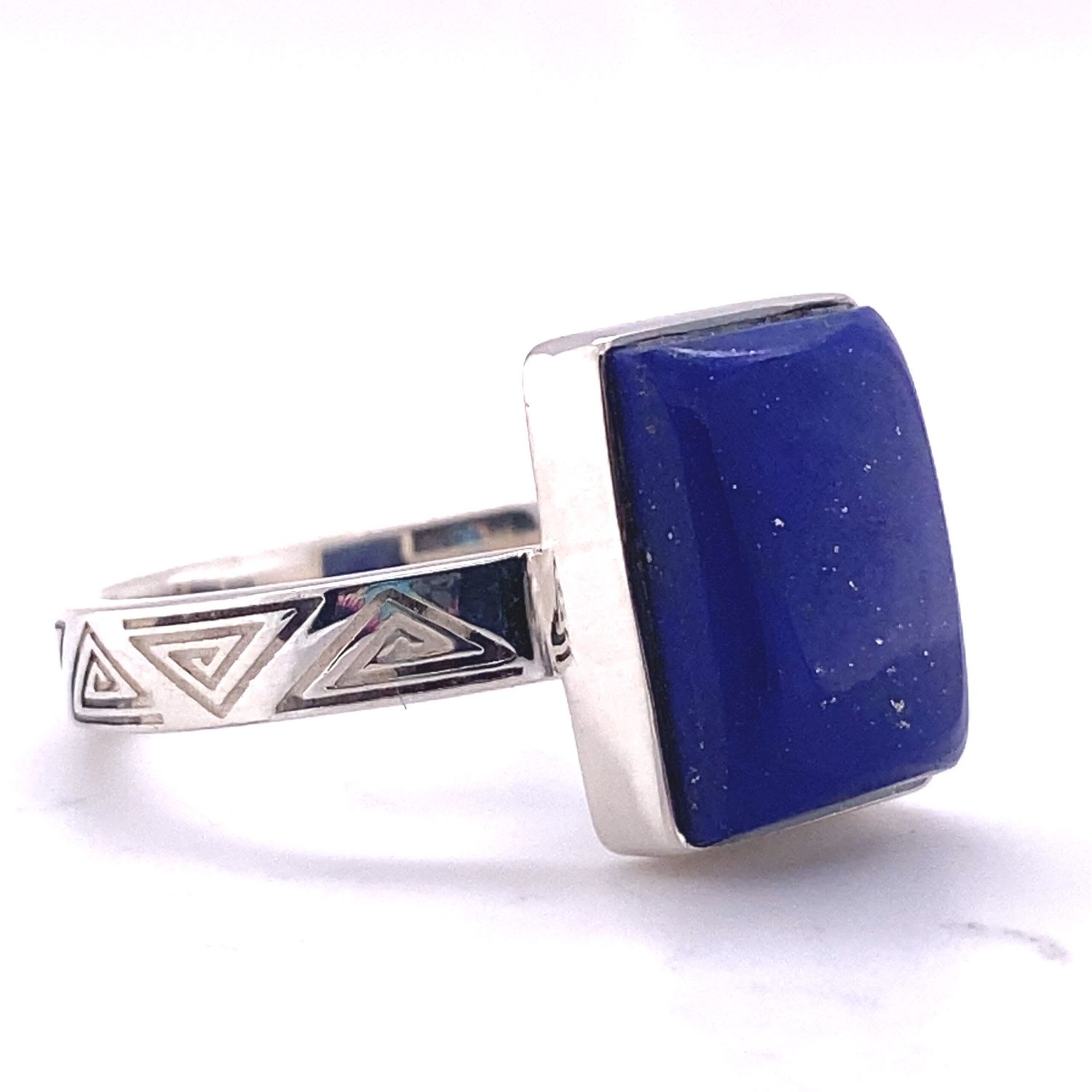 Lapis Stellar Rectangle Ring