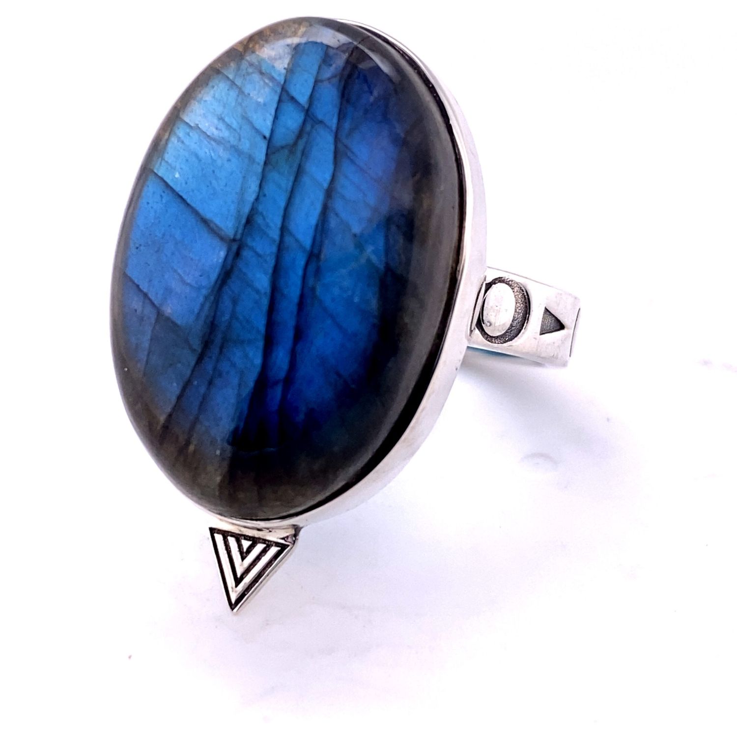 Labradorite Moon Girl Oval Ring