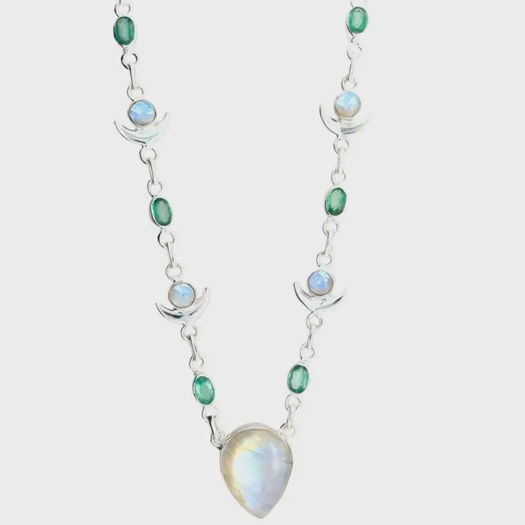 Aphrodite's Passion Kyanite Necklace