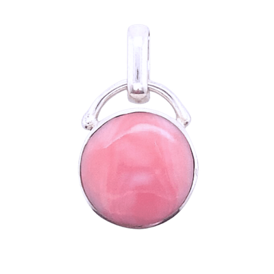 Larimar Pink Conch Reversible Pendant
