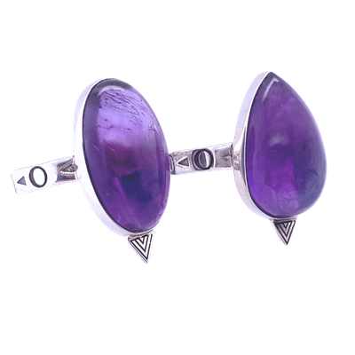 Amethyst Purple Haze Ring