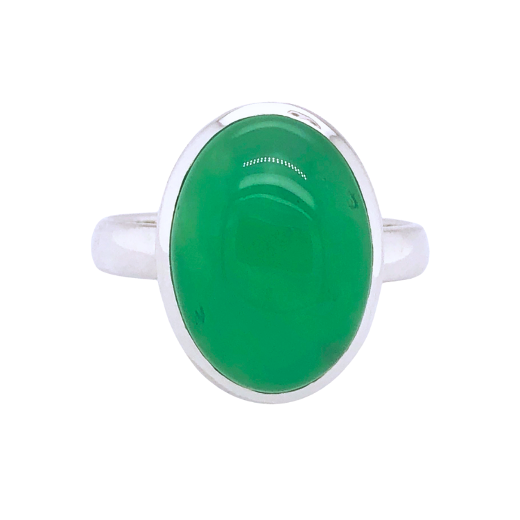 Chrysoprase Cosmic Dance Ring