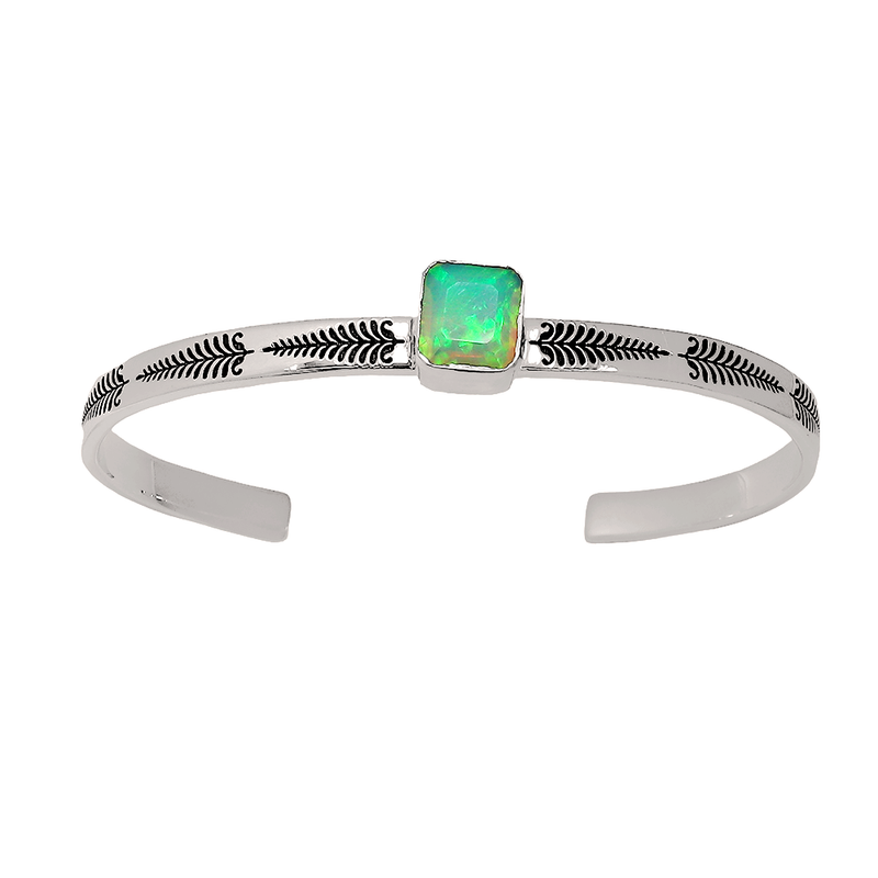 Opal Whispering Willow Wisdom Cuff Bangle