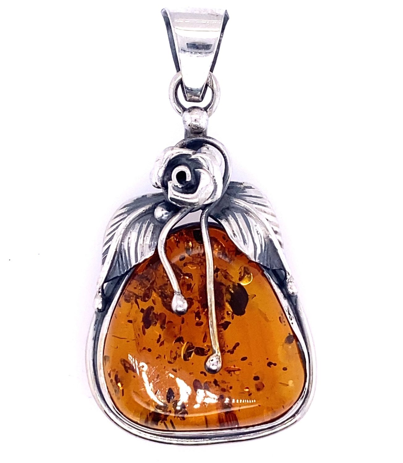 Amber Rose Pendant