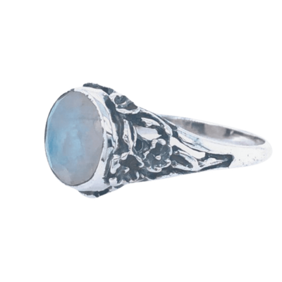 Moonstone East-West Unisex Ring