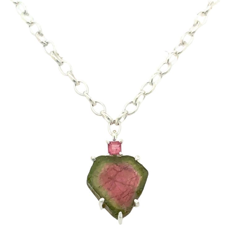 Watermelon Tourmaline Dream Necklace