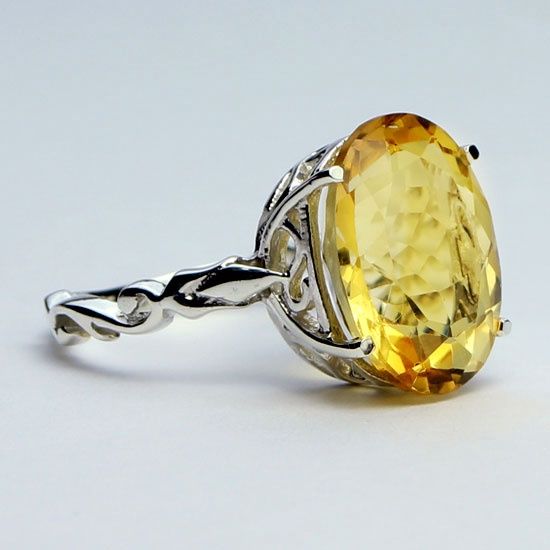 Citrine Romancing the Stone Ring