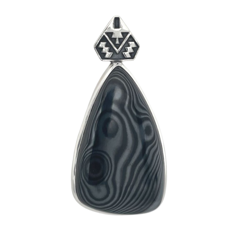 Psilomelane Gallant Protection Pendant