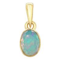 Opal Golden Vermeil Pendant