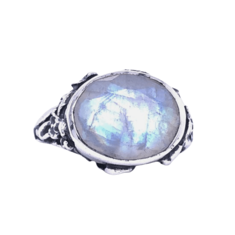 Moonstone East-West Unisex Ring
