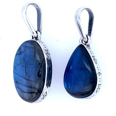 Labradorite Warrior Pendant