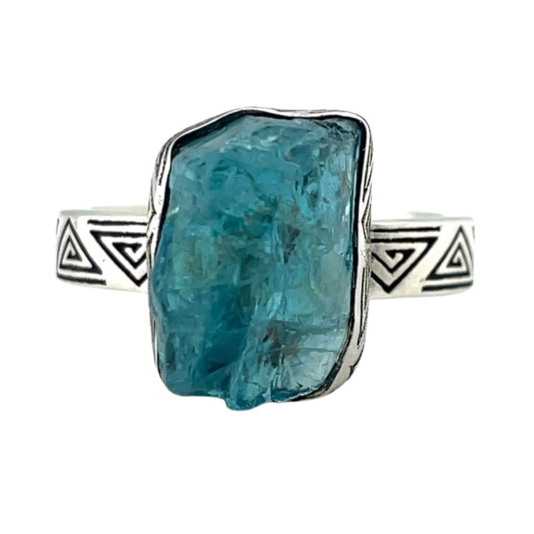 Rough Apatite Admire Ring