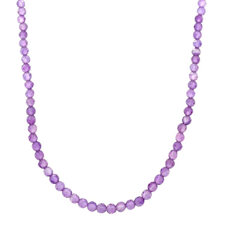 Sparkling Gemstone Bead Necklace