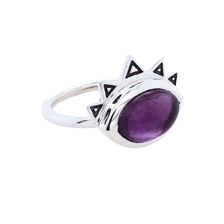 Amethyst Enlightenment Ring